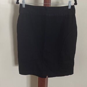 Banana Republic Elegant Fitted Black Pencil Skirt